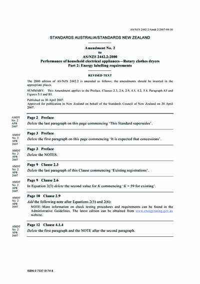 Standards PDF Cover Page