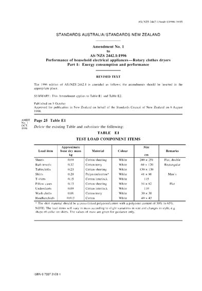 Standards PDF Cover Page