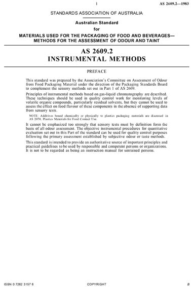 Standards PDF Cover Page