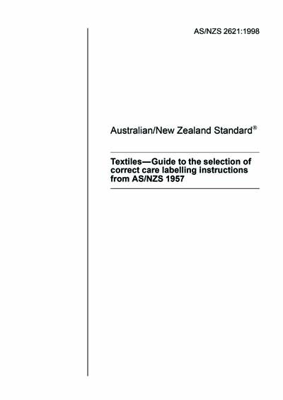 Standards PDF Cover Page