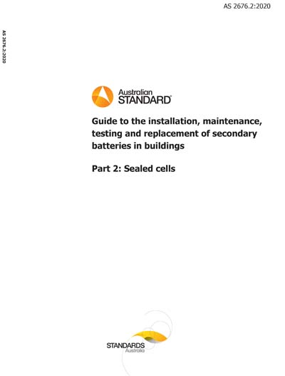 Standards PDF Cover Page