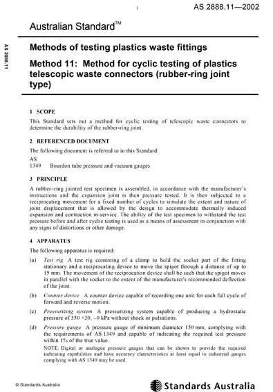 Standards PDF Cover Page