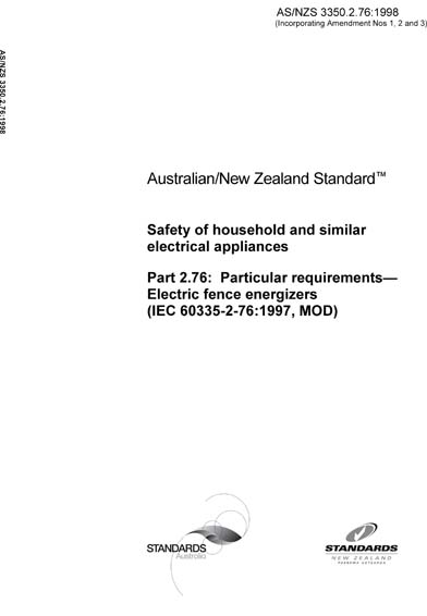 Standards PDF Cover Page
