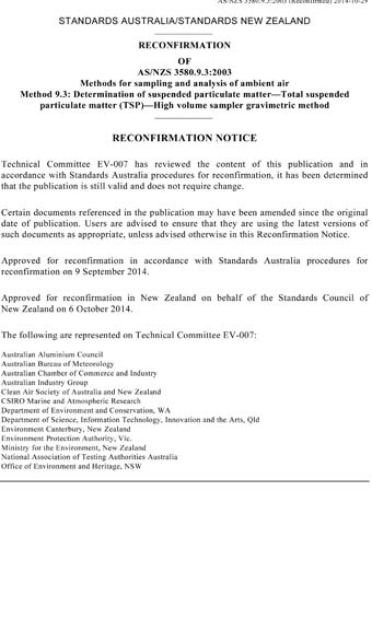 Standards PDF Cover Page