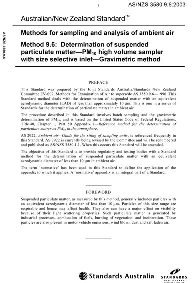 Standards PDF Cover Page
