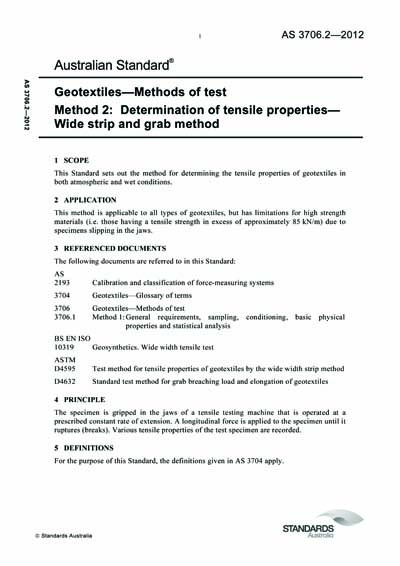 Standards PDF Cover Page