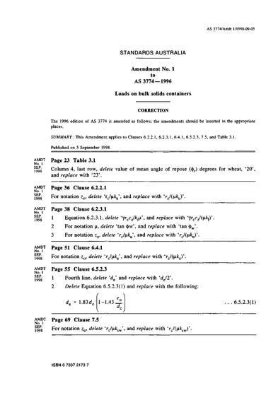 Standards PDF Cover Page