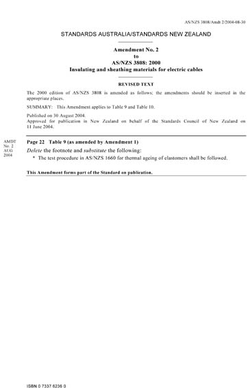 Standards PDF Cover Page