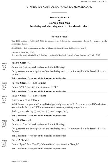 Standards PDF Cover Page