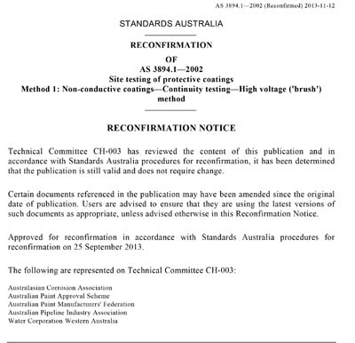 Standards PDF Cover Page
