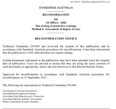 Standards PDF Cover Page