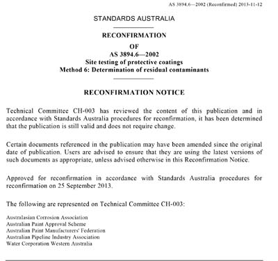 Standards PDF Cover Page