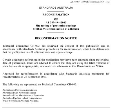 Standards PDF Cover Page