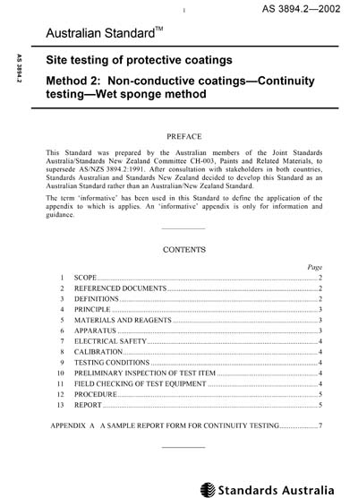 Standards PDF Cover Page