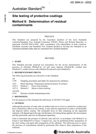 Standards PDF Cover Page