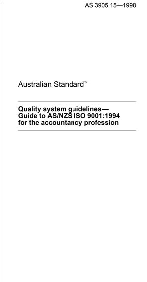 Standards PDF Cover Page