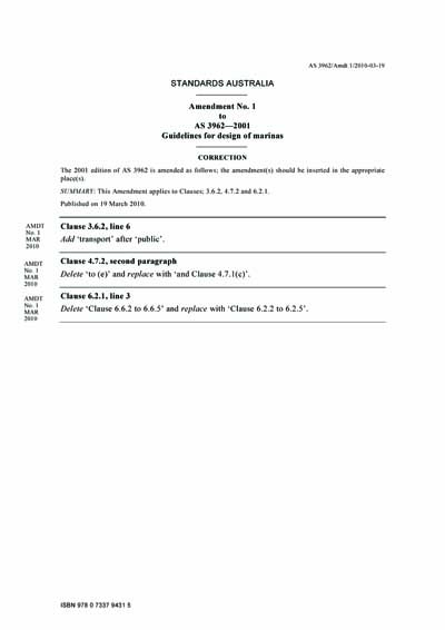 Standards PDF Cover Page