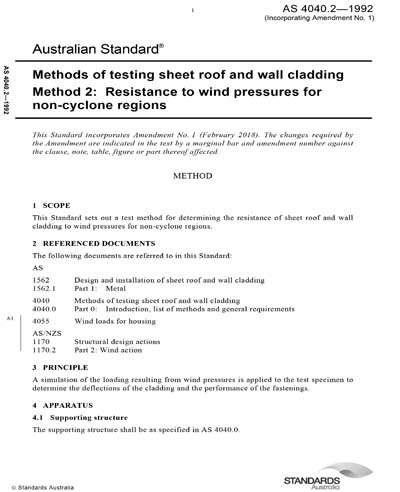 Standards PDF Cover Page