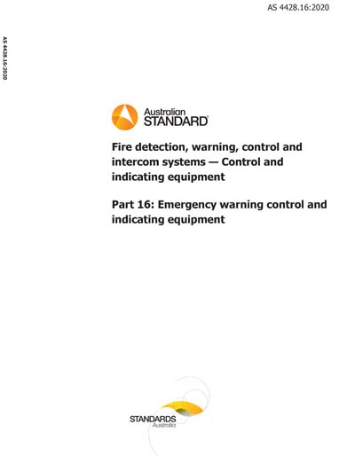 AS 4428.16:2020 - Fire detection, warning, control and intercom systems ...