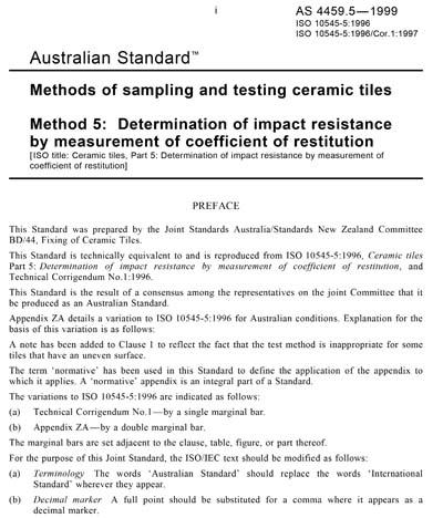 Standards PDF Cover Page