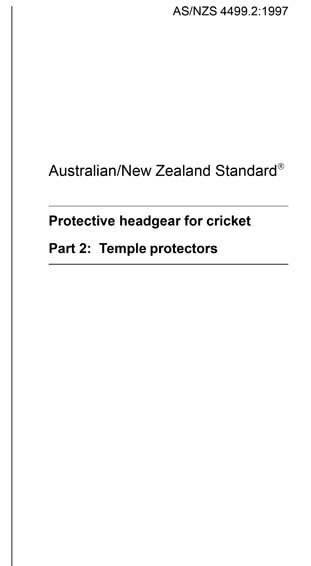 Standards PDF Cover Page