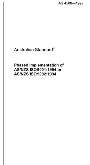 Standards PDF Cover Page