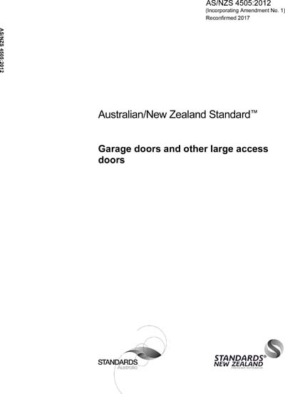 Standards PDF Cover Page