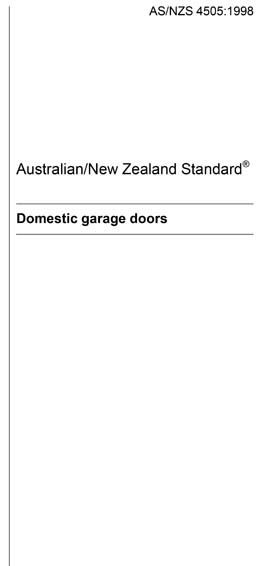 Standards PDF Cover Page