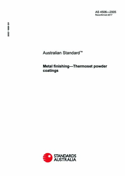 Standards PDF Cover Page