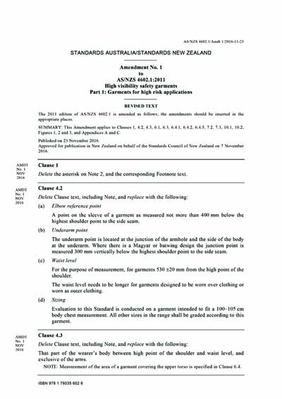 Standards PDF Cover Page
