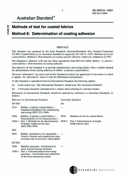 Standards PDF Cover Page