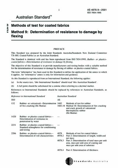 Standards PDF Cover Page