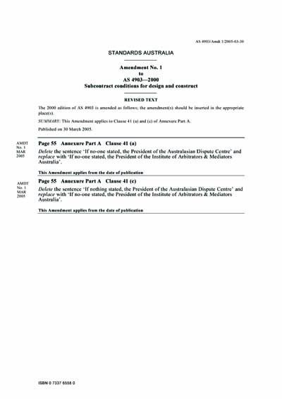 Standards PDF Cover Page