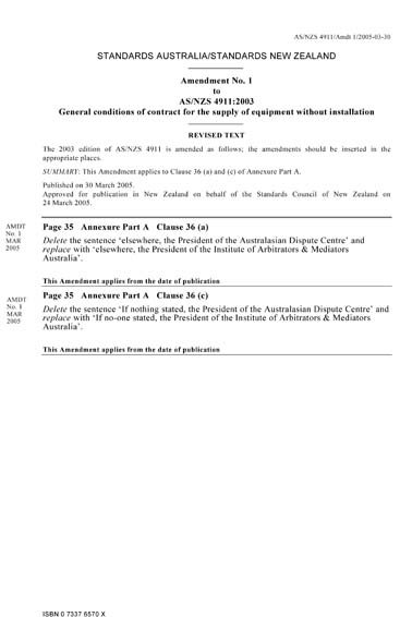 Standards PDF Cover Page