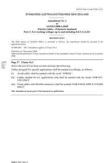 Standards PDF Cover Page