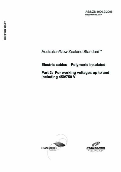 Standards PDF Cover Page
