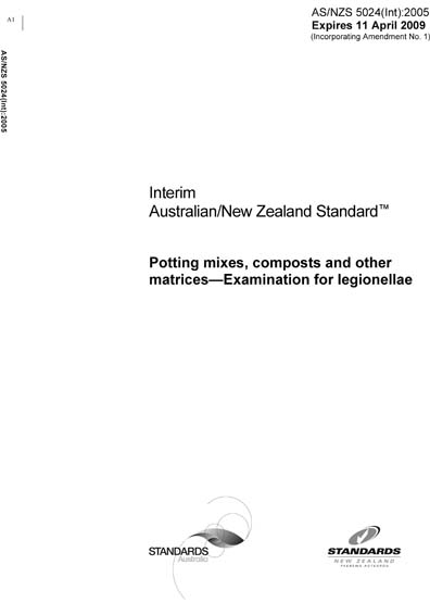 Standards PDF Cover Page