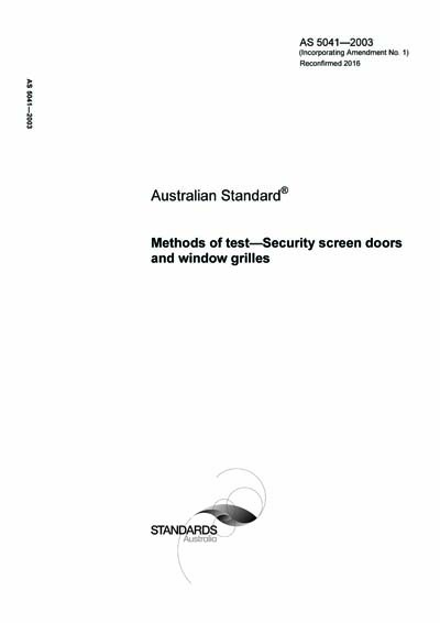 Standards PDF Cover Page