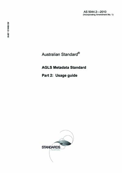 Standards PDF Cover Page