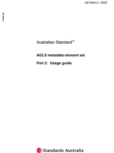Standards PDF Cover Page