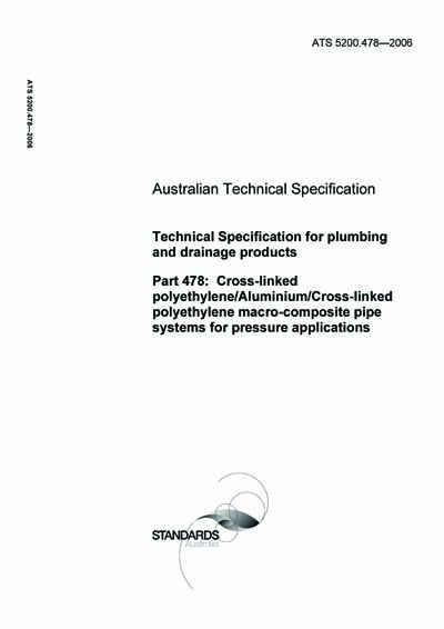ATS 5200.478-2006 - Technical Specification for plumbing and drainage ...