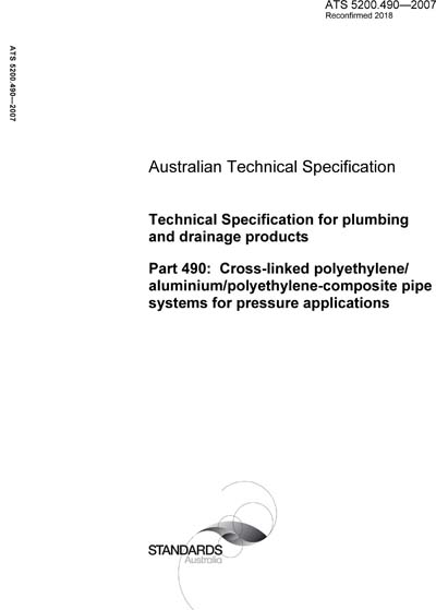 ATS 5200.490-2007 (R2018) - Technical Specification for plumbing and ...