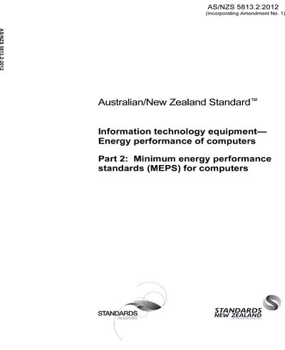 AS/NZS 5813.2:2012 - Information technology equipment - Energy ...