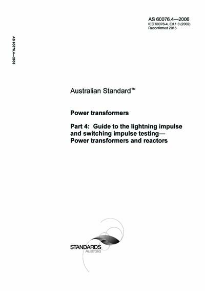 Standards PDF Cover Page
