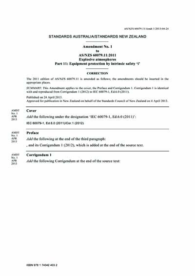 Standards PDF Cover Page