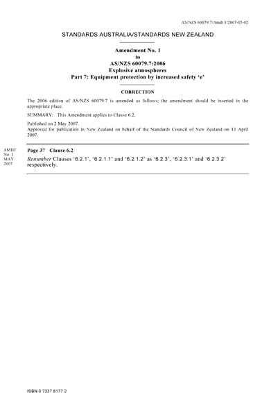 Standards PDF Cover Page