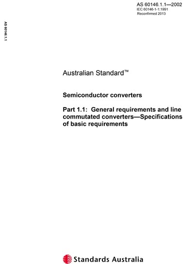 Standards PDF Cover Page