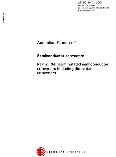 Standards PDF Cover Page