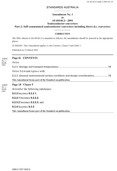 Standards PDF Cover Page