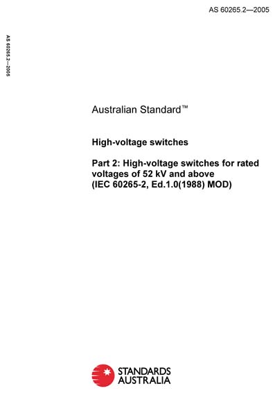 Standards PDF Cover Page
